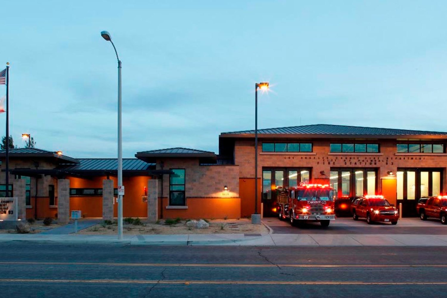 Los Angeles County Fire Station #93 — photograph 1 of 2